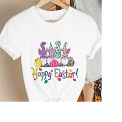 happy easter  gnomies shirt,happy easter family shirt,happy easter eggs shirt,funny easter shirt,easter eggs shirts