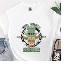 st patrick's day funny cow shirt,one lucky heifer shirt,st patrick lucky cow shirt,st patrick's day highland cow shirt,l