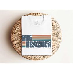 retro big brother shirt, big brother shirt, pregnancy reveal shirt, pregnancy announcement, big bro shirt, finally big b