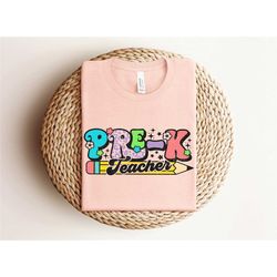 pre-k teacher shirt, retro prek teacher shirt, prek shirt, prek shirt for teacher team, pre k teacher shirt, prek squad,