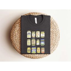 vintage canned pickles shirt, canning season shirt, pickle lovers shirt, homemade pickles shirt, pickle jar crewneck shi