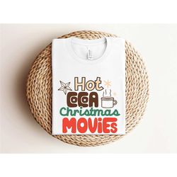retro merry christmas shirt, vintage christmas shirt, hot cocoa christmas movies shirt, christmas family shirts, christm