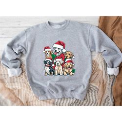 christmas dog sweatshirt, dog owner christmas gift, dog christmas sweatshirt, christmas dog lover sweater, holiday appar