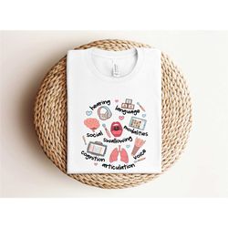 speech therapy  slp shirt, slp shirt, aac speech language pathologist shirt, speech therapy shirt, therapist shirt, lang