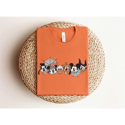 spooky mouse and friends halloween shirt, mickey boo halloween shirt, pumpkin mickey shirt, disney spooky shirt, disney