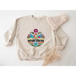 happy national hispanic heritage month tree sweatshirt, hispanic heritage hoodie, hispanic sweatshirt, national hispanic