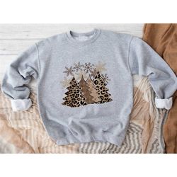 christmas sweatshirt, womens christmas sweater, christmas crewneck pullover, christmas tree holiday sweaters, winter mat