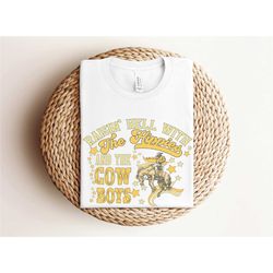 raisin' hell with the hippies and the cowboys shirt, howdy western shirt, country music shirt, southern cowboy shirt, co