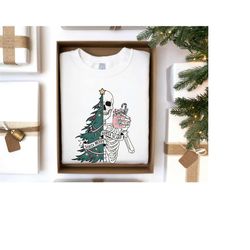 sorta merry sorta scary crewneck, funny christmas sweatshirt,