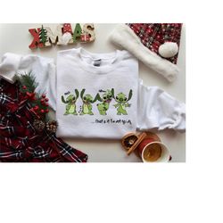 disney stitch christmas shirt, that's it i'm not