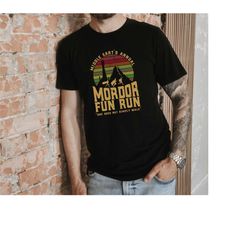 mordor fun run shirt, middle earth's annual mordor