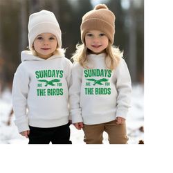 toddlers distressed sundays are for the birds shirt,