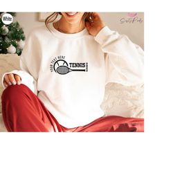 custom tennis shirt, tennis coach gift, tennis player