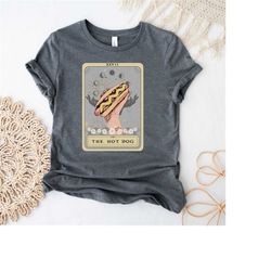 hot dog tarot card shirt, hot dog shirt,