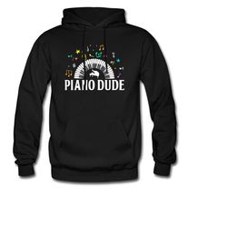 piano hoodie. piano gift. pianist hoodie. pianist gift.