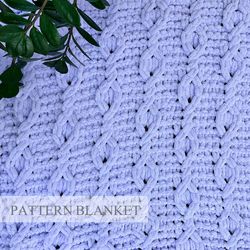 Alize Puffy Pattern, Blanket Knitting Pattern, Loop Yarn Blanket Pattern, Plush Blanket Pattern