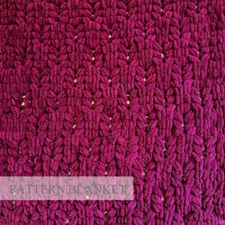 Loop yarn blanket pattern, Do it yourself, Finger knit blanket pattern, Alize Puffy Pattern, Blanket Pattern