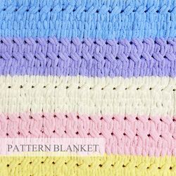 Beginner Finger Knit Blanket Pattern, Alize Puffy Blanket Pattern, Loop Yarn Blanket Pattern, DIY, Fast Blanket Pattern