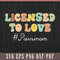 Licensed To Love Postermom Day Groovy Svg Design 0