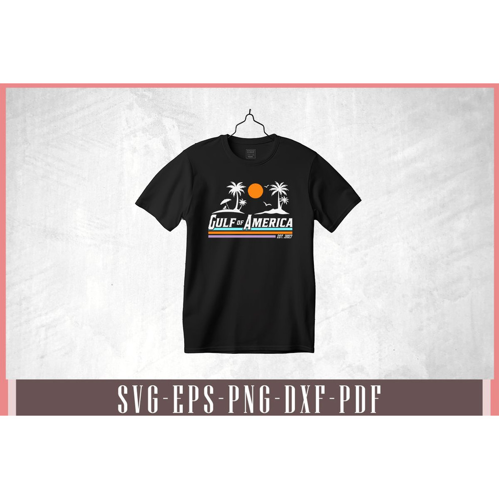 Gulf Of America Est 2027 Vintage Retro Funny Svg Design 1