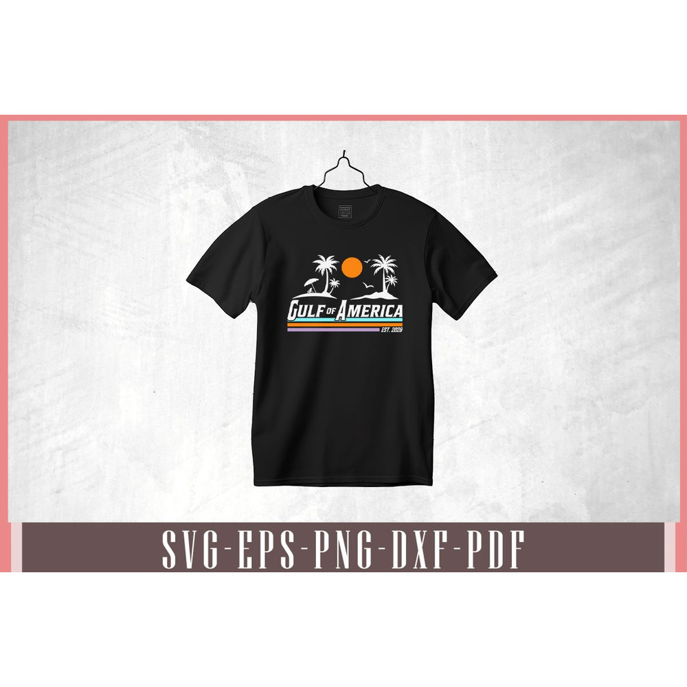 Gulf Of America Est 2028 Vintage Retro Funny Svg Design 1