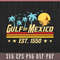 Gulf Of Mexico Forever Retro Vintage Beach Svg Design 0