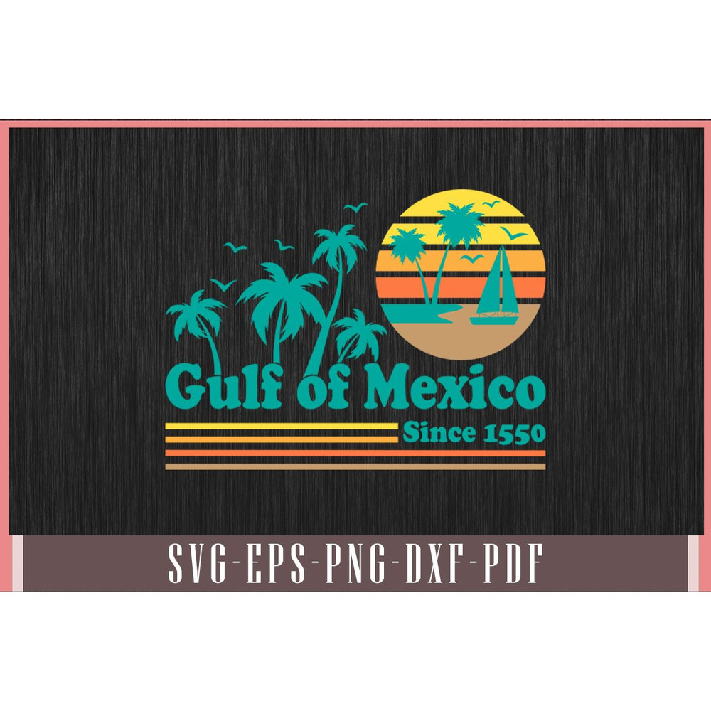 Gulf Of Mexico Funny Svg Design 0