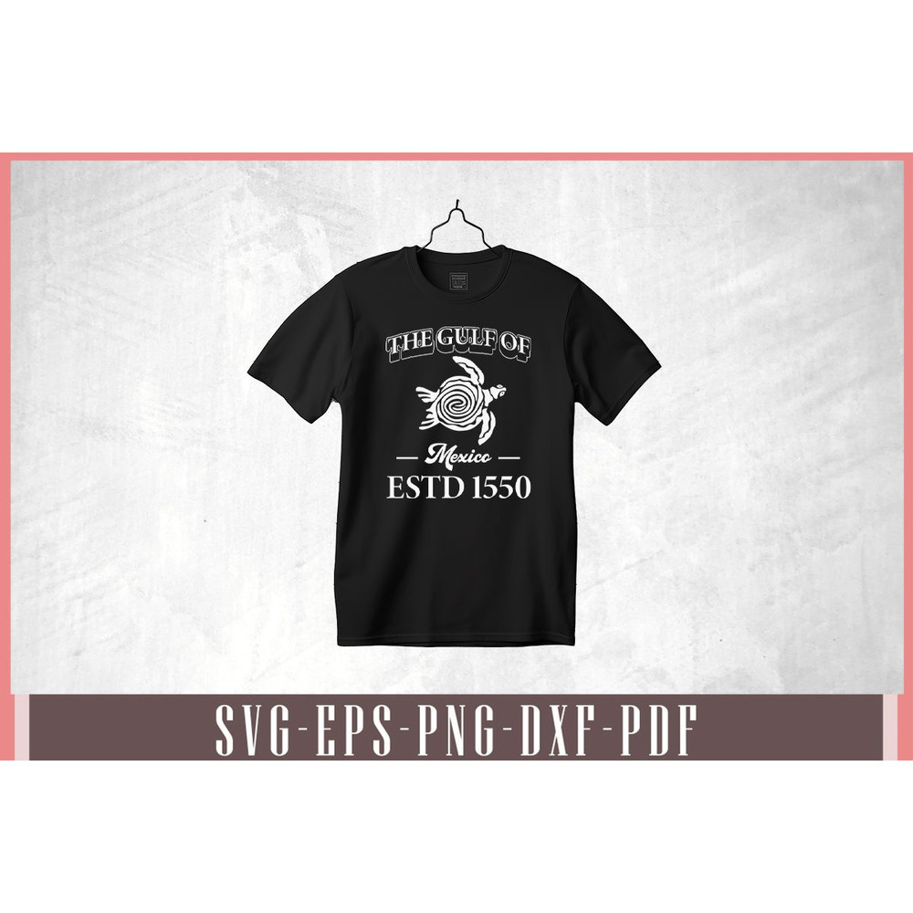 Gulf Of Mexico Turtle Svg Design 1