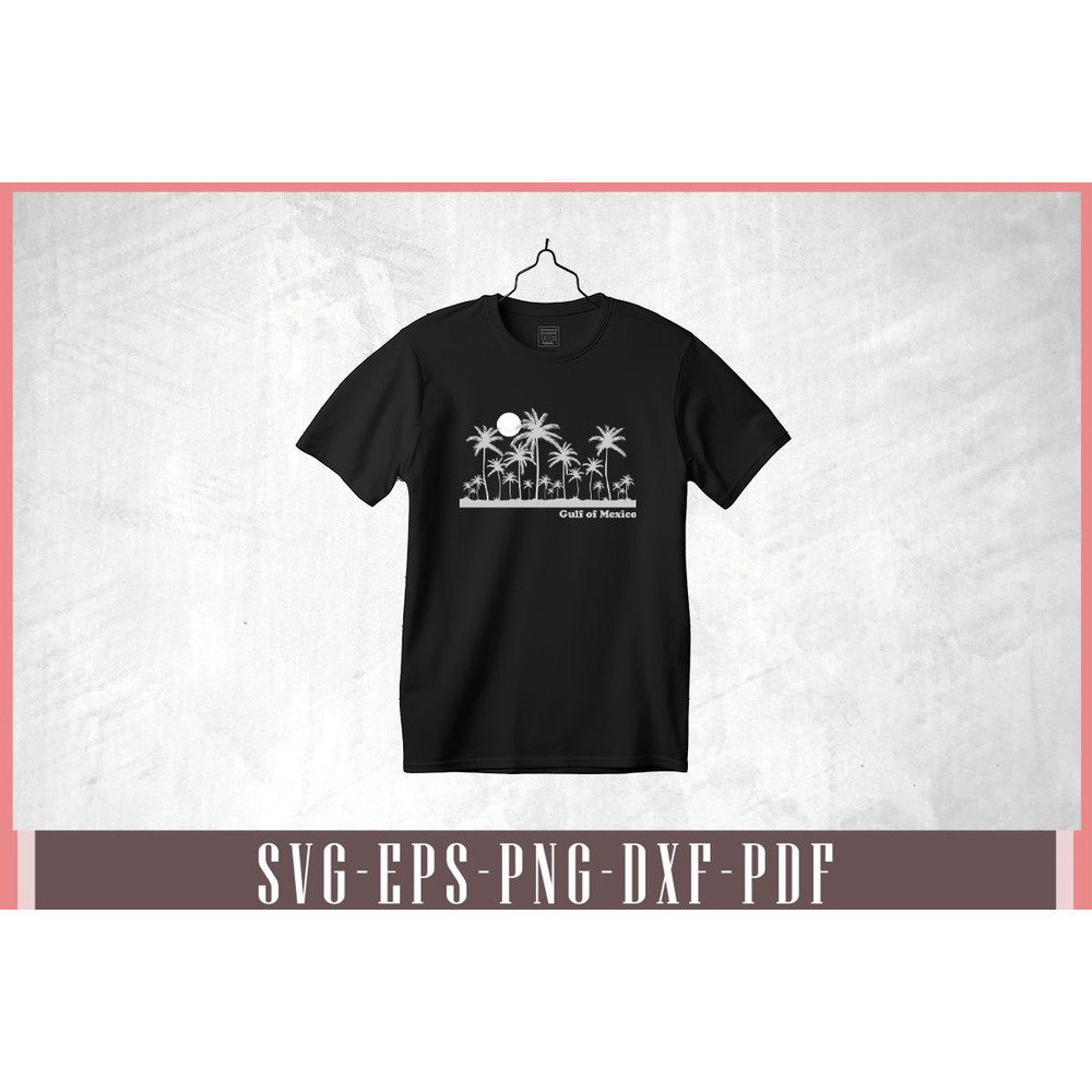 Gulf Of Mexico Vintage 70s Retro Svg Design 1