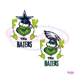 grinch fuck them haters svg