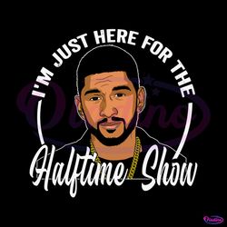 just here for the halftime show usher rapper svg