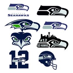 Seattle Seahawks Bundle, NFL Teams Svg, Ncaa Svg, American Football Svg, Sport bundle Svg, Digital download