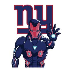 Iron Man Fan New York Giants NFL Svg, New York Giants Svg, Football Svg, NFL Team Svg, Sport Svg, Digital download