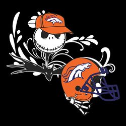 Jack Skellington Fans Denver Broncos NFL Svg, Football Team Svg, NFL Team Svg, Sport Svg, Digital download