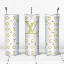 louis vuitton tumbler png, lv designs tumbler, straight design 20oz skinny tumbler png, png file download(22)