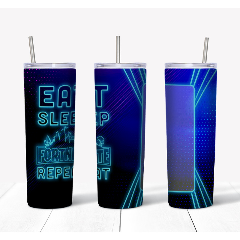 Eat Sleep Fortnite Repeat - Blue and Black Mockup.png