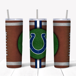 Indianapolis Colts Football Tumbler PNG, Tumbler wrap, Straight Design 20oz Skinny Tumbler PNG, Instant download