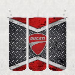 Ducati Tumbler PNG, Cars logo Tumbler wrap, Straight Design 20oz Skinny Tumbler PNG, Instant download