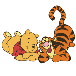 winnie the pooh and tigger christmas svg, pooh svg, winnie svg, christmas svg, merry christmas svg, digital download-1