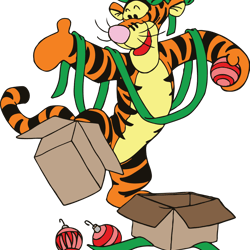 tigger christmas svg, disney svg, pooh svg, winnie svg, piglet svg, christmas svg, digital download