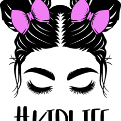 momlife svg, messy bun svg, mom svg, mom skull svg, messy bun logo svg, afro woman svg, digital download-2