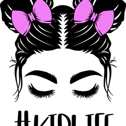 momlife svg, messy bun svg, mom svg, mom skull svg, messy bun logo svg, afro woman svg, digital download-4