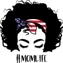 momlife svg, messy bun svg, mom svg, mom skull svg, messy bun logo svg, afro woman svg digital download-4