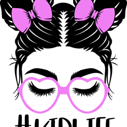 momlife svg, messy bun svg, mom svg, mom skull svg, messy bun logo svg, afro woman svg-digital download-8