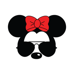 minnie mouse sunglasses svg, mickey svg, disney svg, disney mickey svg, instant download-1