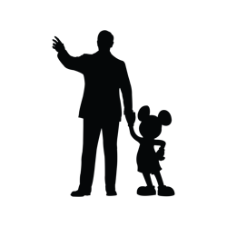 walt disney mickey mouse silhouette svg, disney svg, disney mickey svg, mickey christmas svg, instant download-1