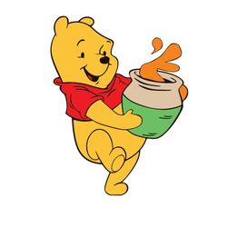 winnie the pooh svg, winnie the pooh png, pooh svg, winnie the pooh clipart, cartoon svg instant download-2