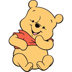 baby pooh svg, winnie the pooh svg, winnie the pooh png, pooh svg, winnie the pooh clipart, instant download