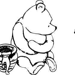 pooh pot svg, winnie the pooh svg, winnie the pooh png, pooh svg, winnie the pooh clipart, instant download-1