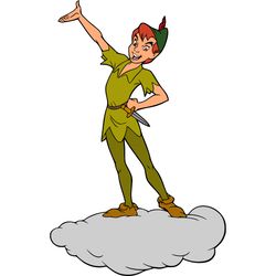 peter pan svg, peter pan clipart, tinker bell svg, neverland svg, never grow up svg, digital download-2